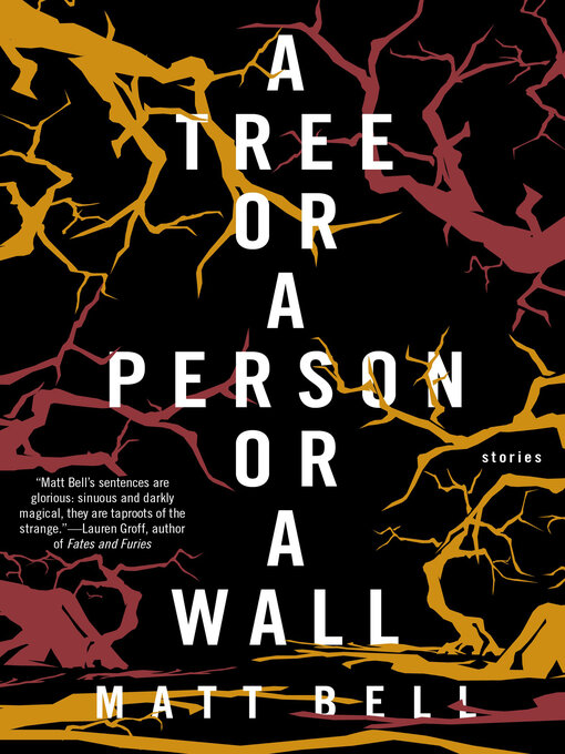 Title details for A Tree or a Person or a Wall by Matt Bell - Available